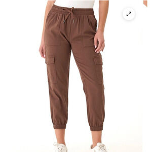 Threads 4 Thought Women's Delilah Stretch Twill Cargo Jogger TWA3108 Brown M